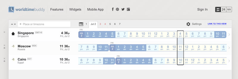 Local Time - Automatic Time Zone Converter