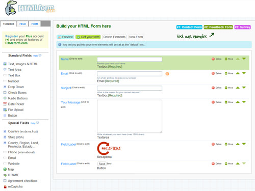 5个免费工具,用于在线构建HTML表单 5个免费工具,用于在线构建HTML表单