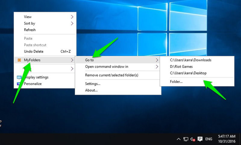 how to create a new folder windows 10