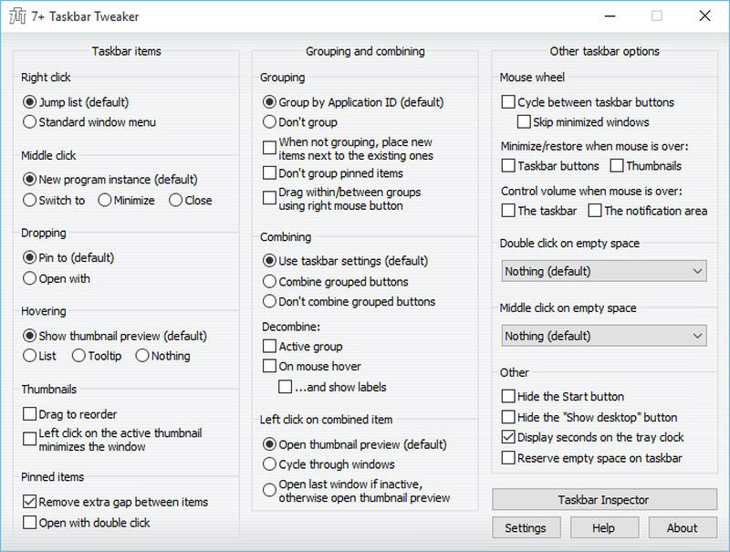 instal the new version for android 7+ Taskbar Tweaker 5.14.3.0