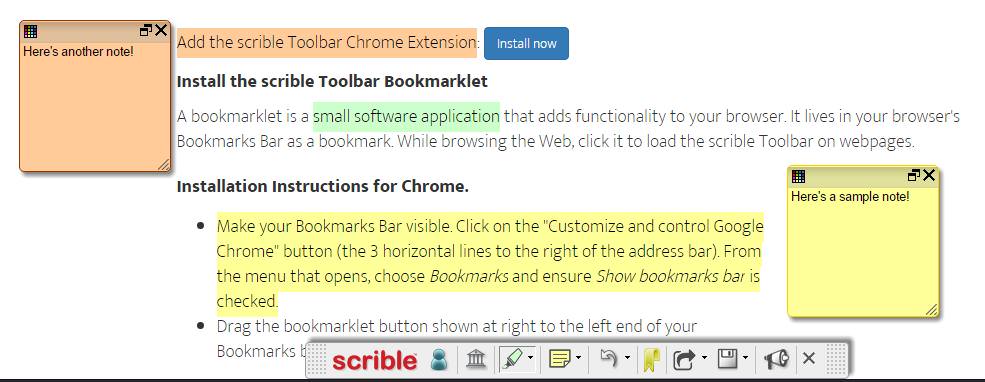 chrome web app screen annotation