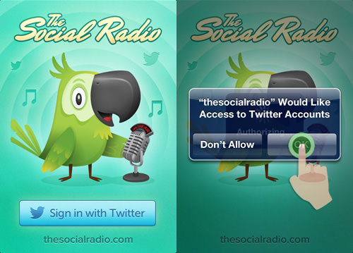 How to Listen to Your Tweets With The Social Radio - Hongkiat