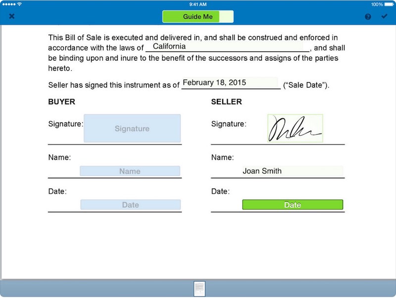  signnow-aplicación para ipad