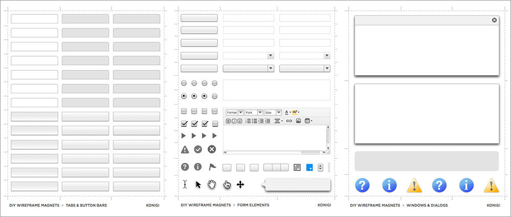 Wireframe Magnets