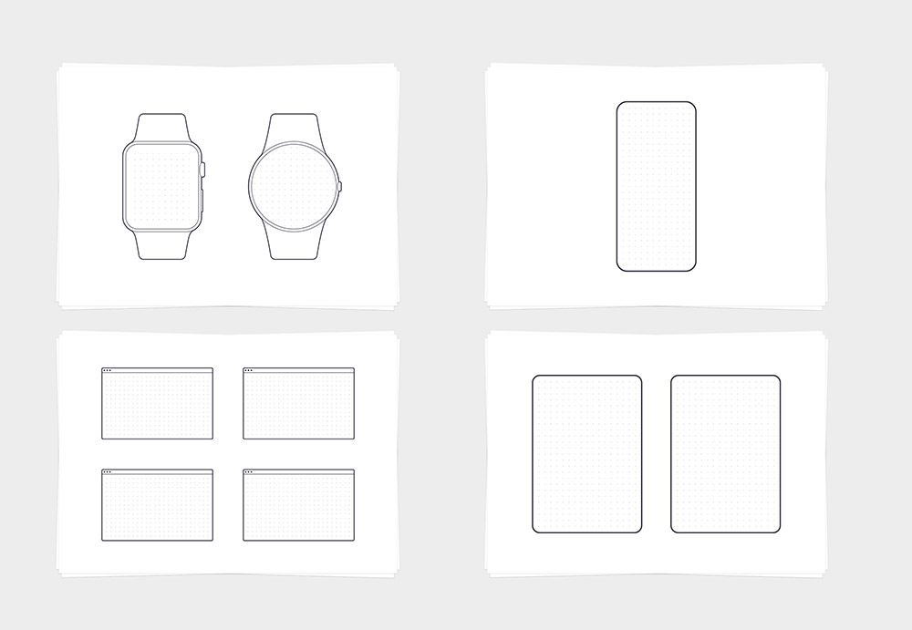 Printable Wireframe Templates