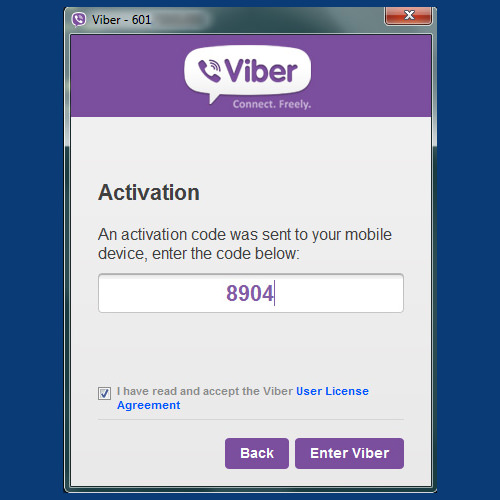 Got viber code