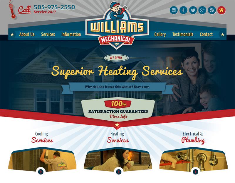 Williams Mechanical Website