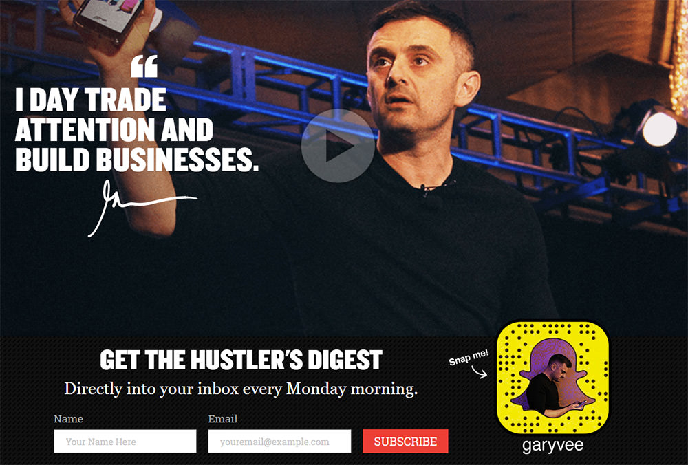 gary vaynerchuk homepage