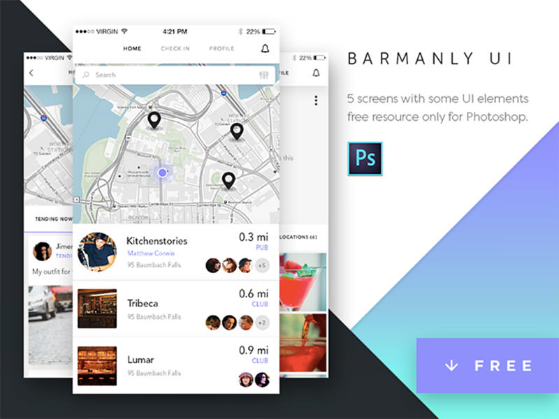 Barmanly App UI Kit