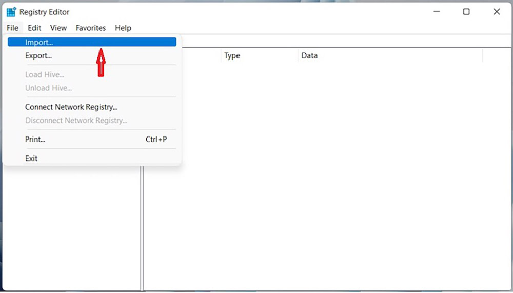 backup winddows11 registry