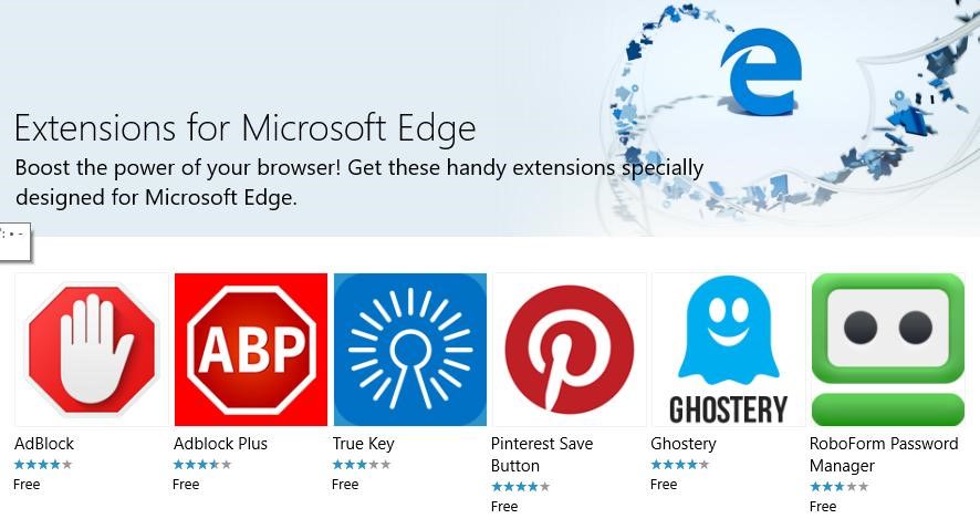 Add Extensions in Microsoft Edge