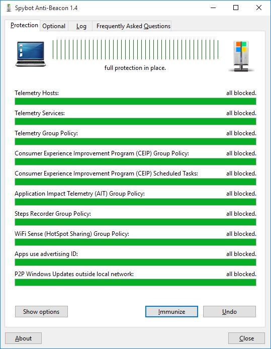 Spybot Anti-Beacon for Windows