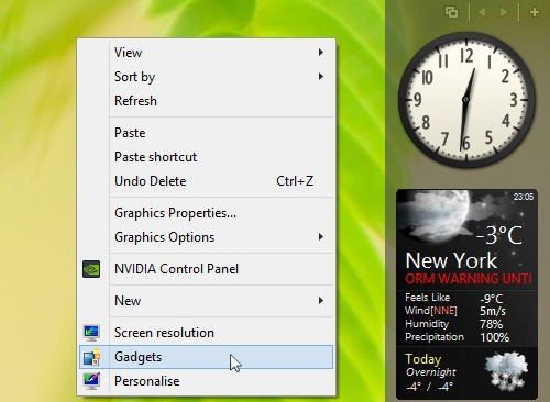 How To Get Windows 7 Desktop Gadgets On Windows 8.1 - Hongkiat