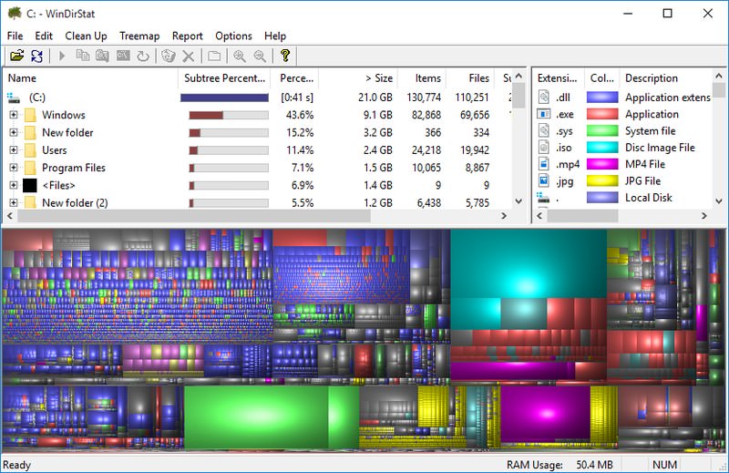  tiba dengan penganalisis penyimpanan untuk melihat apa yang mengambil semua ruang pada  Alternatif untuk Disk Analyzer untuk Windows 10