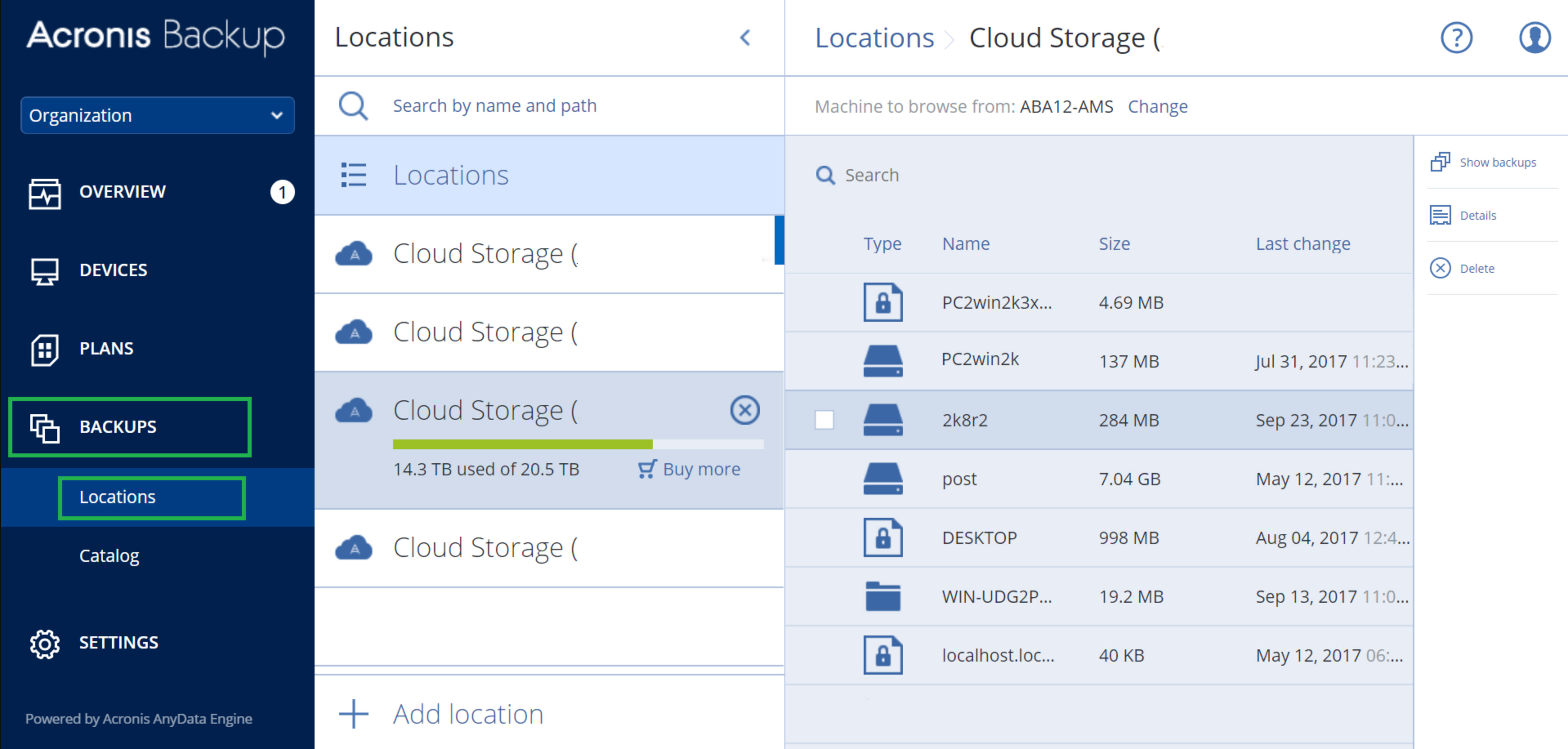 acronis true image backup file format