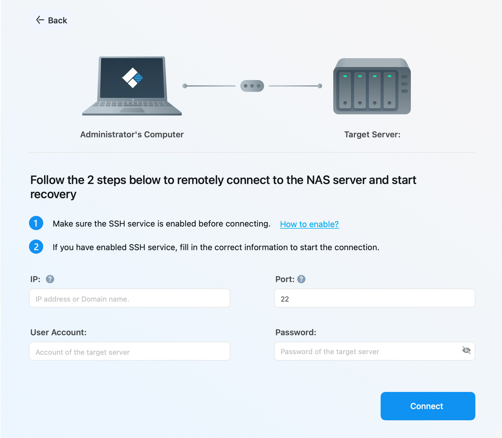 NAS and Linux recovery