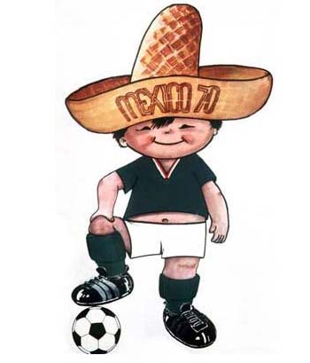 Illustration of Juanito, the 1970 World Cup Mascot for Mexico