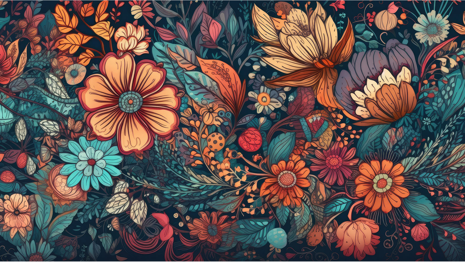 color palette wallpaper