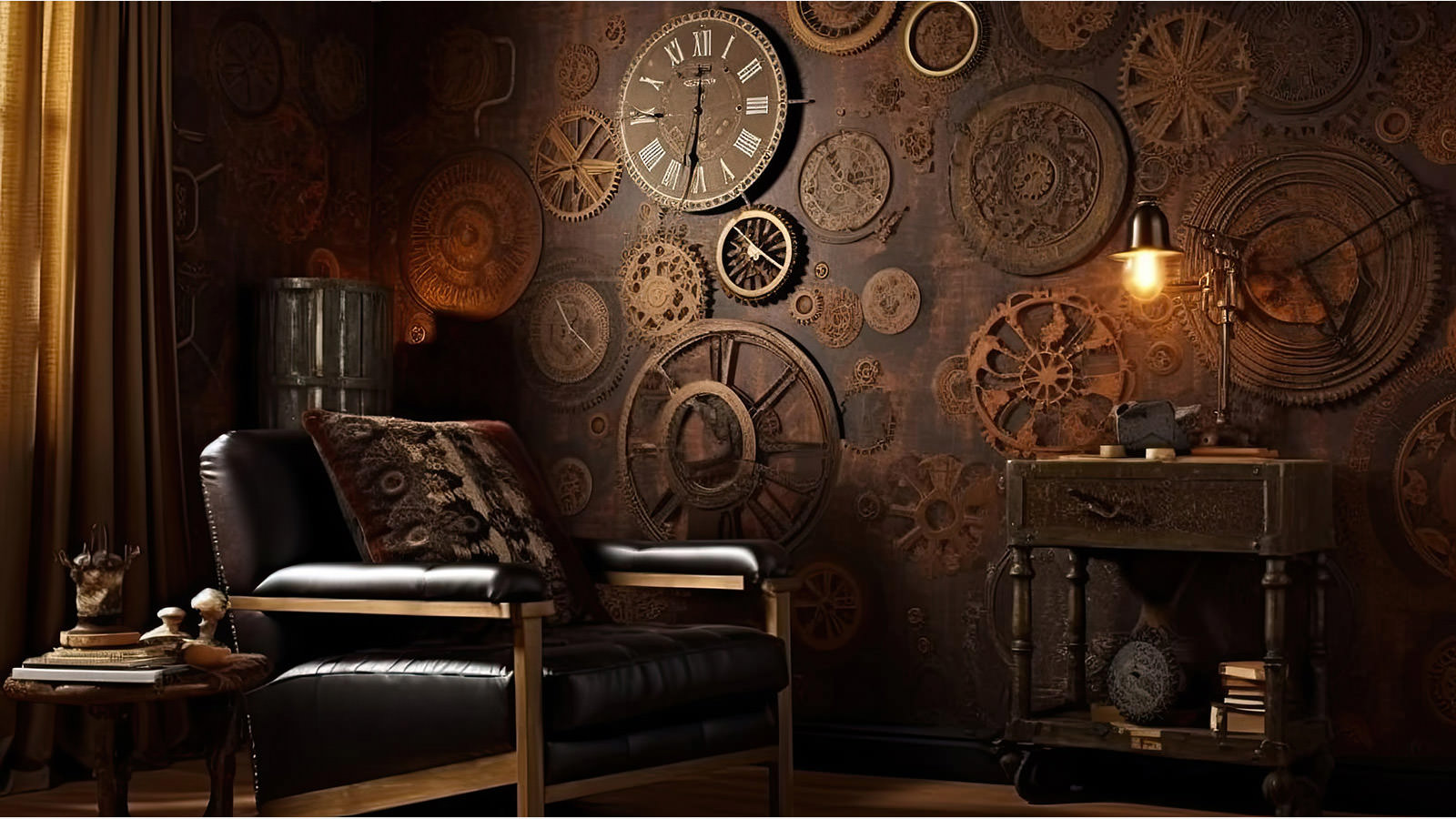 Brown Vintage Wallpaper | Vintage Wallpapers - Online Shop