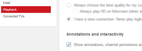 disable youtube annotation